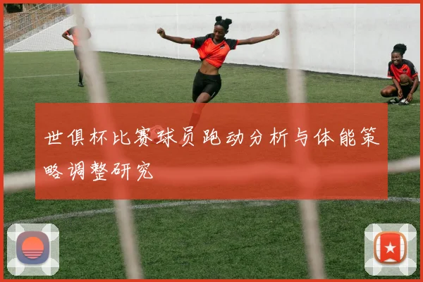 世俱杯比赛球员跑动分析与体能策略调整研究